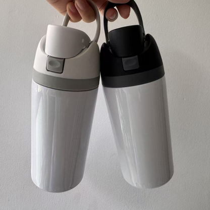 16oz 24oz White Subliamtion Water Bottles with Leak Proof Lids 24Pack USA Warehouse