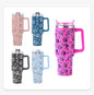 H1.0 40oz Paw Print Stainless Steel Travel Mugs with Handle 20Pack China Warehouse