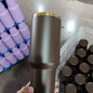 H2.0 40oz 💛Matt Gold Underneath Powder Coated Tumblers for Laser Engraved 20Pack China Warehouse