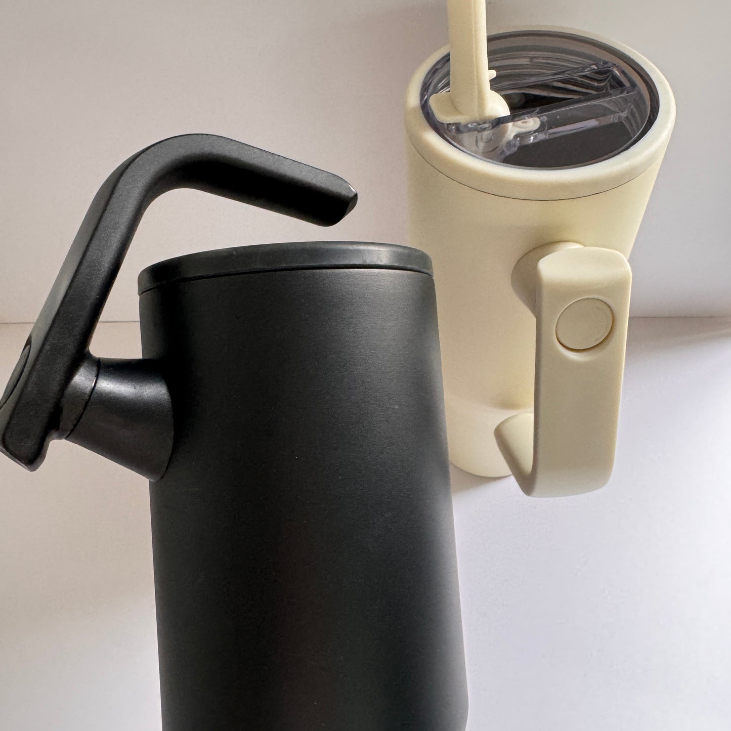 30oz 40oz Powder Coated Rotatable Handle Tumblers for Laser Engraved 20 Pack China Warehouse