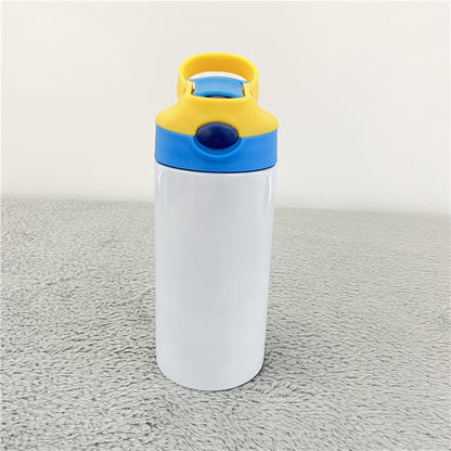 25Pack USA Warehouse 12oz Blank Sublimation Straight Tumblers for Kids Double Wall Stianless Steel Water Bottles for Heat Press Machine