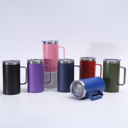 50 Pack China Warehouse 12oz/14oz/16oz Double Wall Stainless Steel Power Coated Mugs Tumblers for Laser Engraving