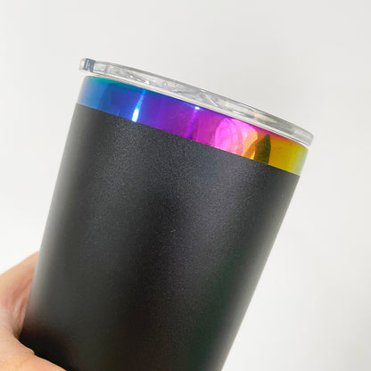 25Pack USA Warehouse 20oz Rainbow Underneath Power Coated Double Wall Car Tumblers for Laser Engraving