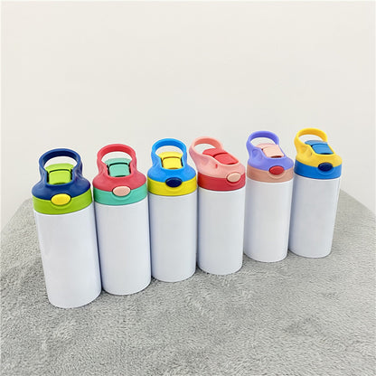 25Pack USA Warehouse 12oz Blank Sublimation Straight Tumblers for Kids Double Wall Stianless Steel Water Bottles for Heat Press Machine