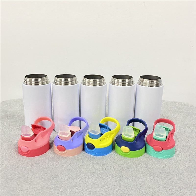 25Pack USA Warehouse 12oz Blank Sublimation Straight Tumblers for Kids Double Wall Stianless Steel Water Bottles for Heat Press Machine