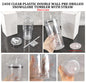 20Pack China Warehouse 2025 New Style 24oz Snow Globe Plastic Cups Pre-drilled Hole and with Plug for DIY Glitters