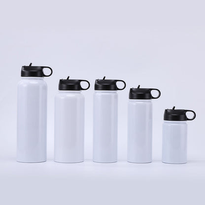12oz 18oz 22oz 32oz 40oz Blank Sublimation Water Tumblers with Black Lids 25Pack China Warehouse