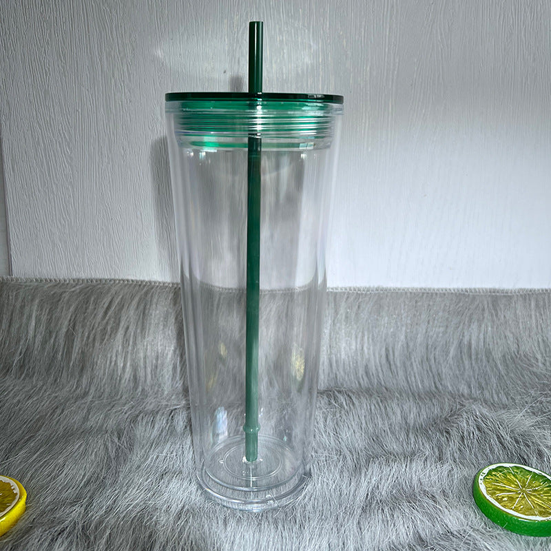 24oz Pre Drilled Snow Globe Plastic Cups for DIY Glitters and UV DTF Wraps 20 Pack China Warehouse