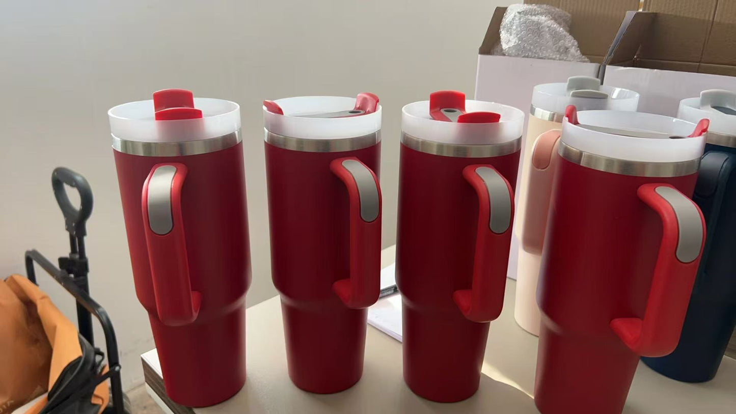 H2.0 40oz Double Vacuum Flask Quencher Tumblers for Laser Engraving 20 Pack China Warehouse