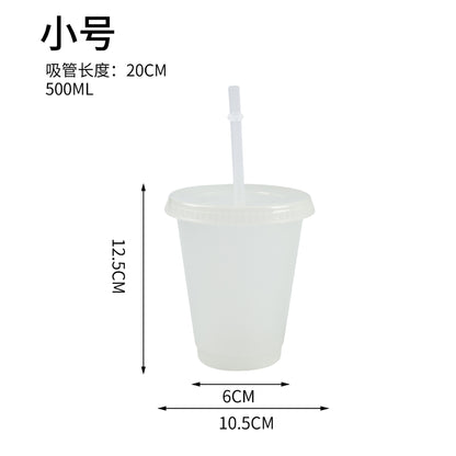 16oz 24oz Glow In The Dark Clear Plastic Cups for Uv Dtf Wraps and Vinyl for Halloween 100 Pack China Warehouse