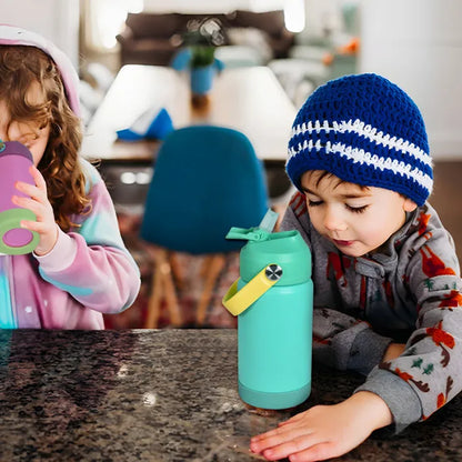 12oz Kids Colorful Powder Coated Water Bottles for Laser Engraving 25Pack USA Warehouse