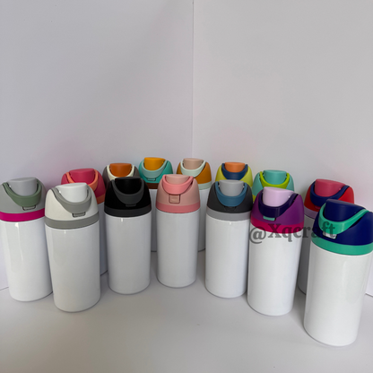 16oz Blank Sublimation Water Bottles with Leak Proof Bounce Colorful Lids for Kids Outdoor 25Pack China Warehouse