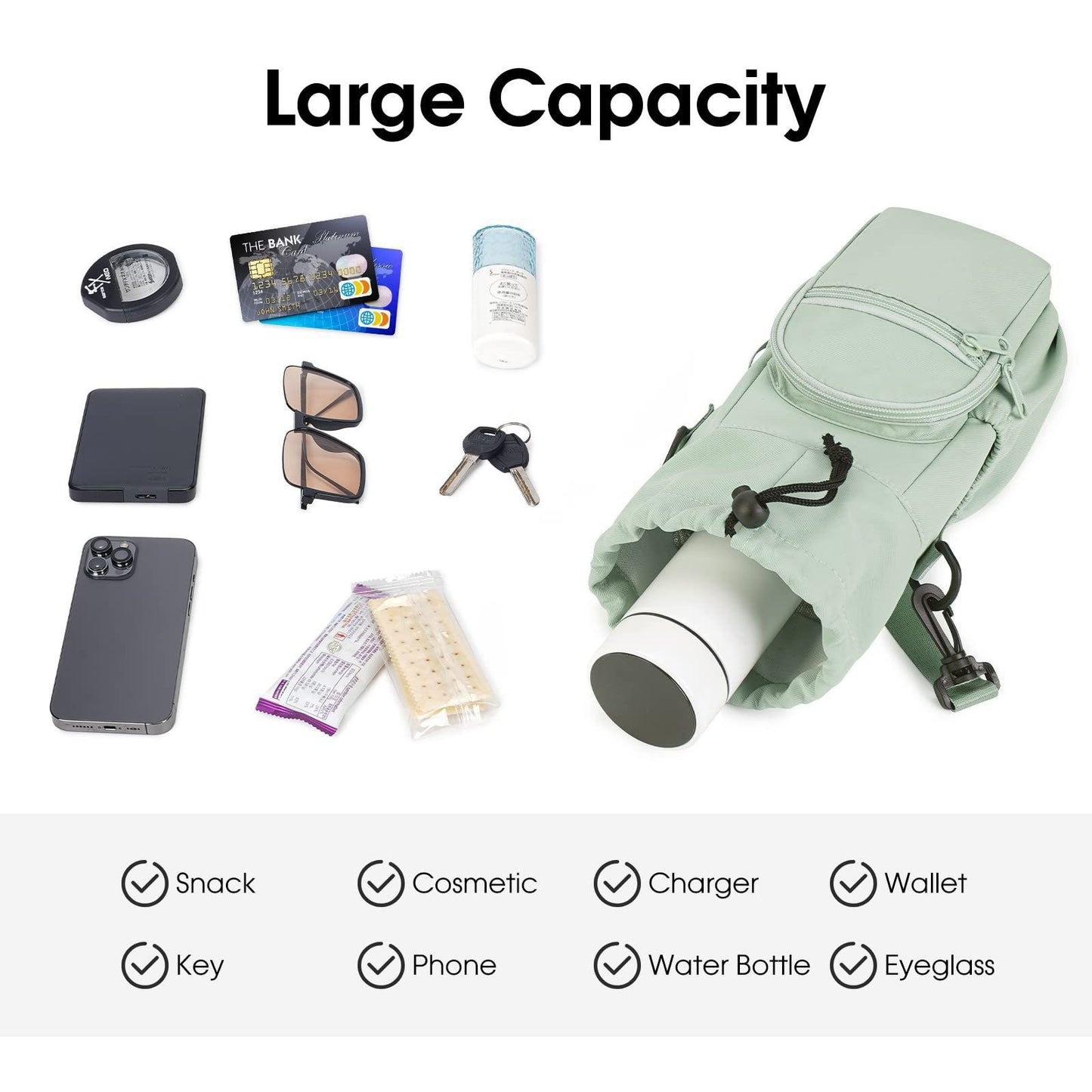 20oz 30oz 40oz Water Bottles Carrier Bags for Outdoor 20 Pack China Warehouse Ship By Air