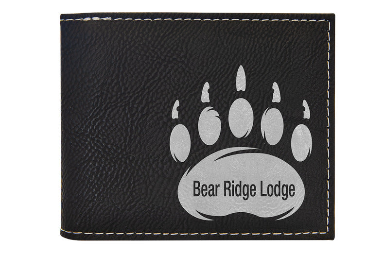 Custom Laserable Leatherette Men Women Wallets Suitable for Laser Engraving 50 Pack China Warehouse