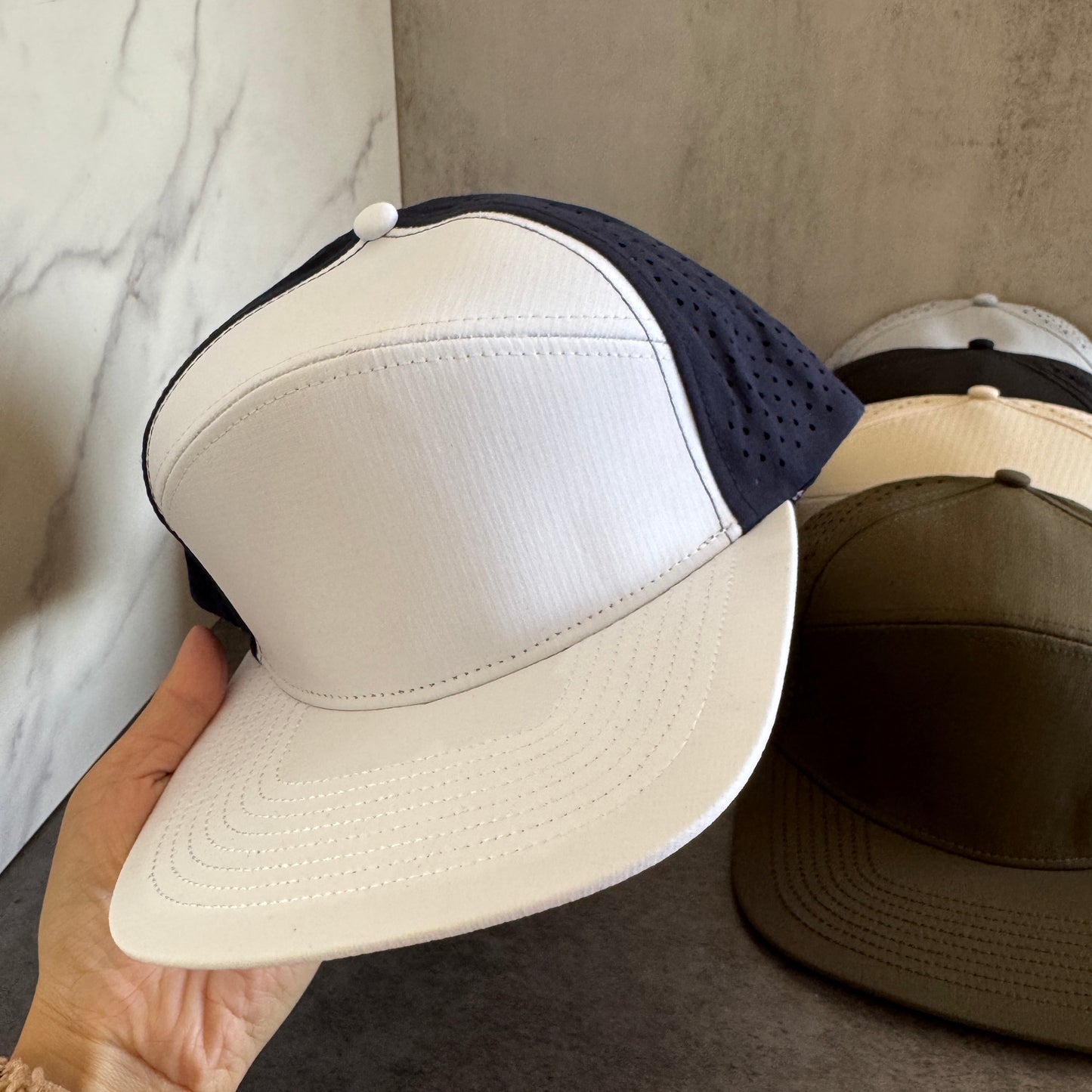 Men Performance Hats 7 Panels 8-stitch Baseball Richardson Hats 100Pack China Warehouse