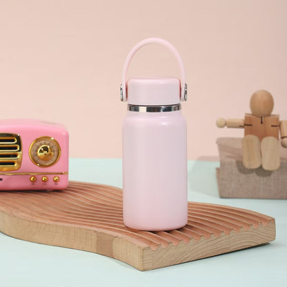 6.7oz (200ML) Cute Mini New Style Powder Coated Coffee Water Bottles for Laser Enrgaved