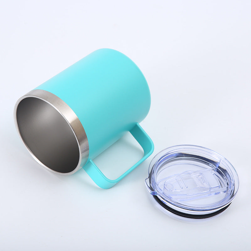 12oz/14oz/16oz Double Wall Stainless Steel Powder Coated Mugs for Laser Engraving 50 Pack China Warehouse