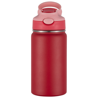 Kids 12oz Powder Coated Tumblers with Colorful Bounce Lids Double Vacumn Water Bottles for Laser Engraving 25Pack China