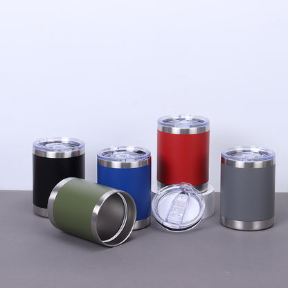 10oz Lowball Stianless Steel Powder Coated Tumblers for Laser Engraving 50 Pack China Warehouse