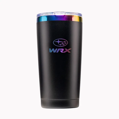 Men 20oz Rainbow Plated Powder Coating Car Tumblers for Laser Engraving 25Pack USA Warehouse
