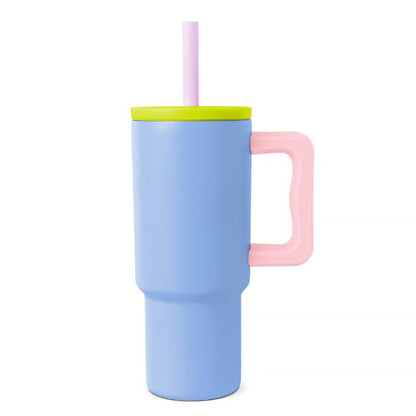 24oz Powder Coating Tumblers with Handle for Laser Engraving 25 Pack China Warehouse