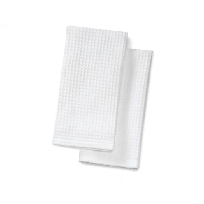 16*24 Inches Polyester Blank Double Side Sublimation Waffle Towels 50Pack USA Warehouse