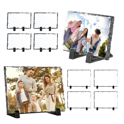 6*8 inch Blank Sublimation Rock Slate Photo Slates Square Heart Rectangle Shape 20pack USA Warehouse