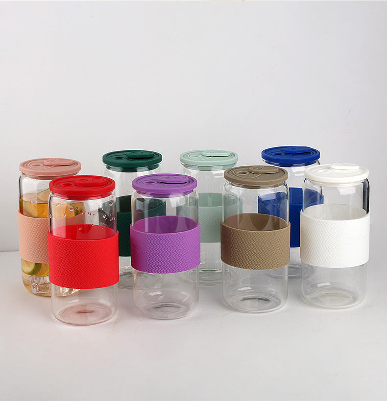 16oz Plastic Lids Bling Rhinestone Lids and Silicone Lids Glass Can 50Pack 100Pack Ship By Air