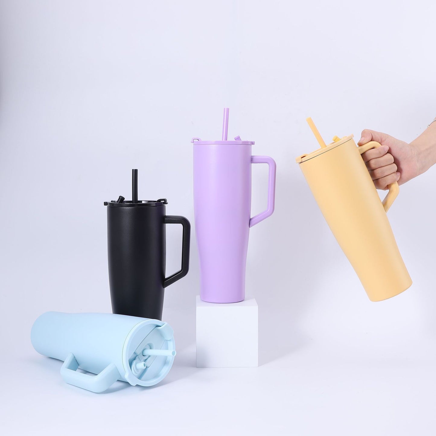 40oz Brumate Style Powder Coated Tumblers for Laser Engraving 20Pack China Warehouse