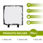 6*8 inch Blank Sublimation Rock Slate Photo Slates Square Heart Rectangle Shape 20pack USA Warehouse