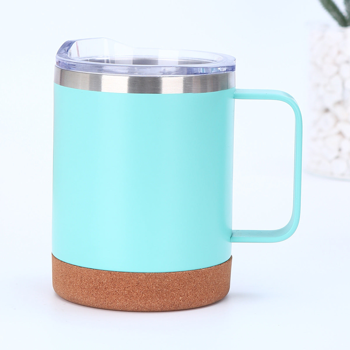 12oz Cork Base Insulated Travel Coffee Water Mugs for Laser Engraved 50 Pack China Warehouse