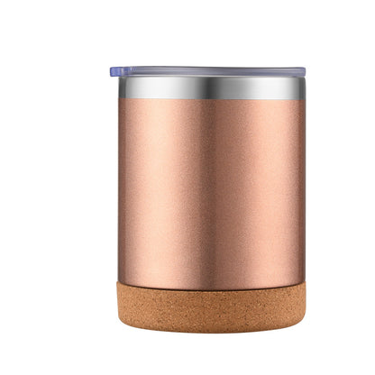 12oz Stainless Steel Cork Bottom Coffee Tumblers for Laser Engraving 50 Pack China Warehouse