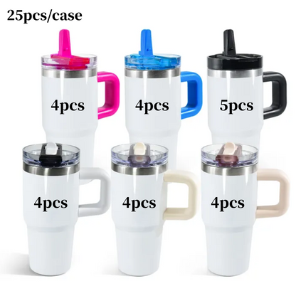 Kids 14oz Sublimation Tumblers Mugs with Protour Leak Proof Lids 25Pack USA Warehouse