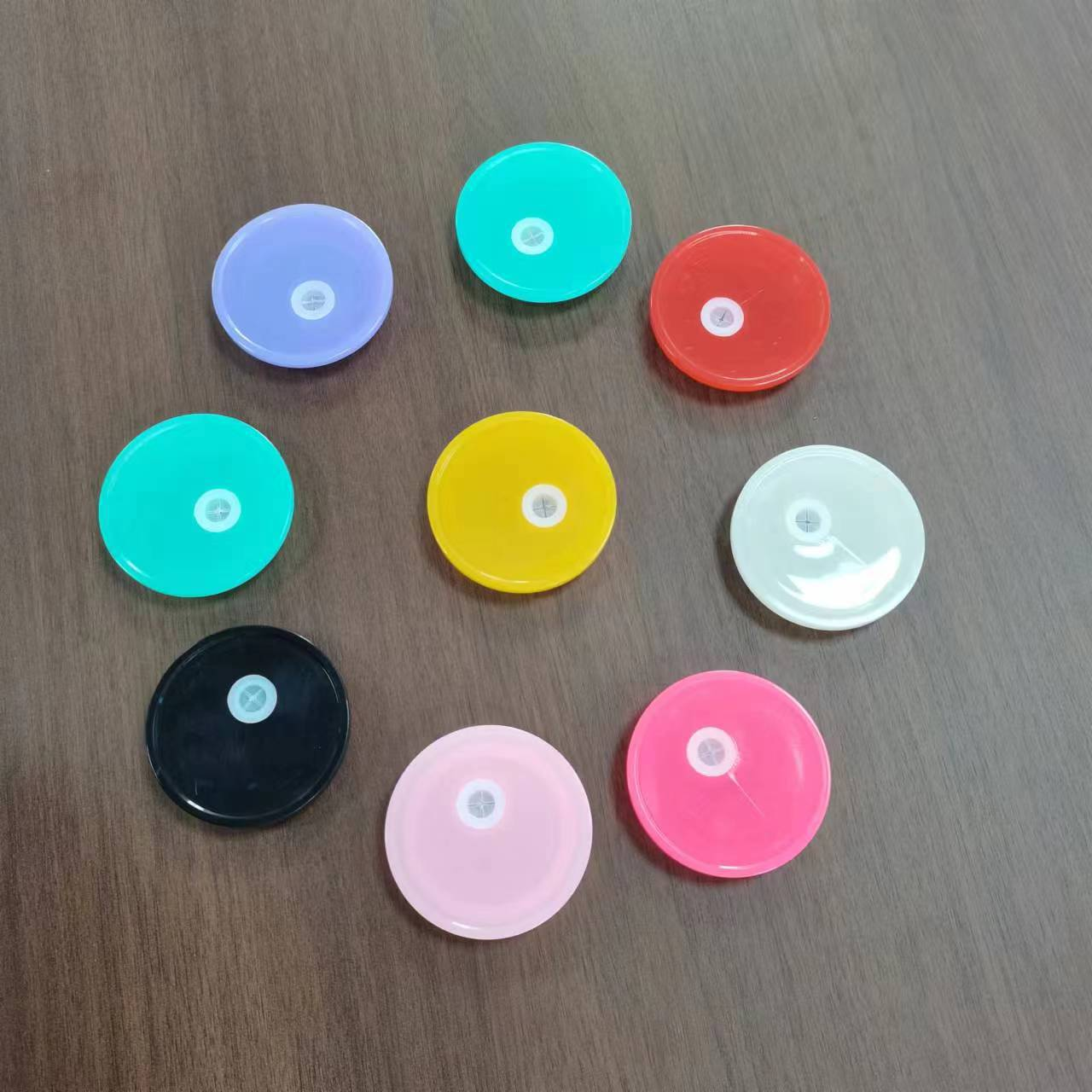 16oz Glass Can Plastic Lids Macaron Color Cover for Cups 80Pack USA Warehouse