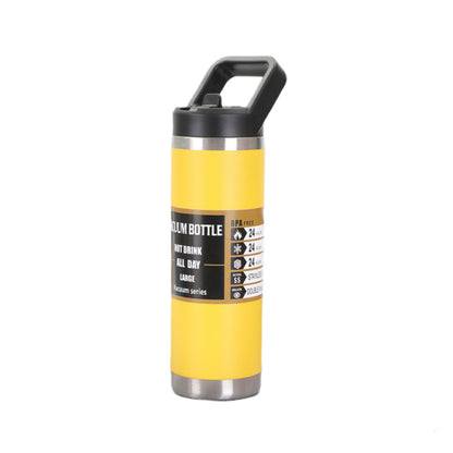 18oz 27oz 37oz Yeti Style Powder Coated Water Bottles with Flip Straw and Chug Cap Lids for Laser Engarving 25 Pack China Warehouse