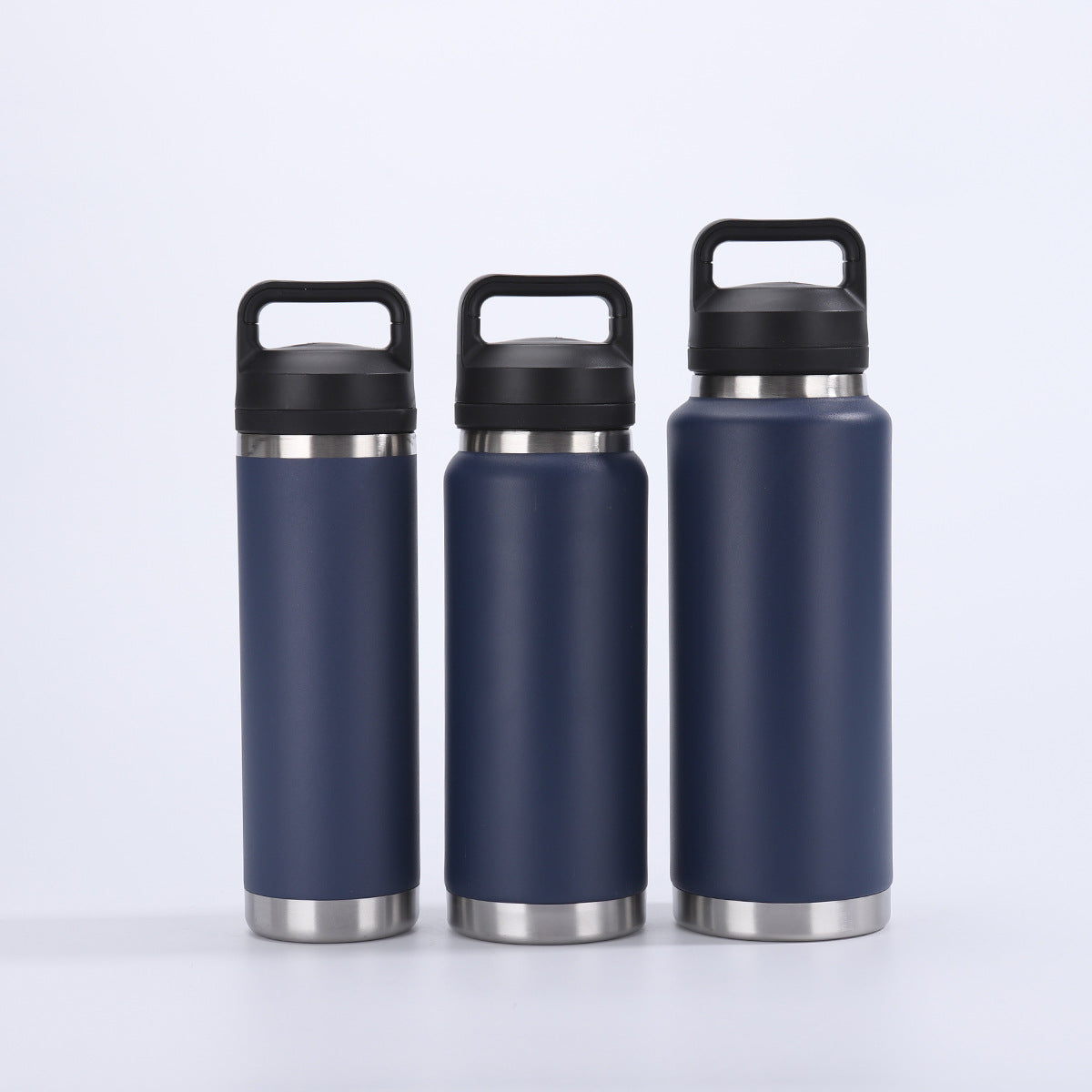 18oz 27oz 37oz Yeti Style Powder Coated Water Bottles with Flip Straw and Chug Cap Lids for Laser Engarving 25 Pack China Warehouse