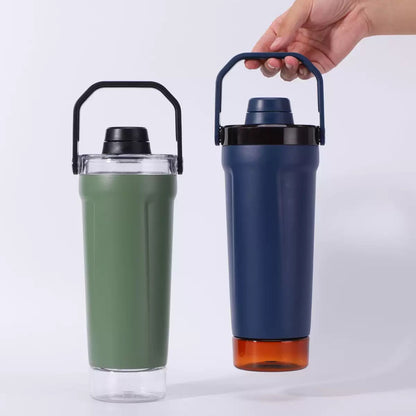 20oz Leakproof Insulated Stainless Steel Shaker Cup Bottles with Base Storage 25 Pack China Warehouse