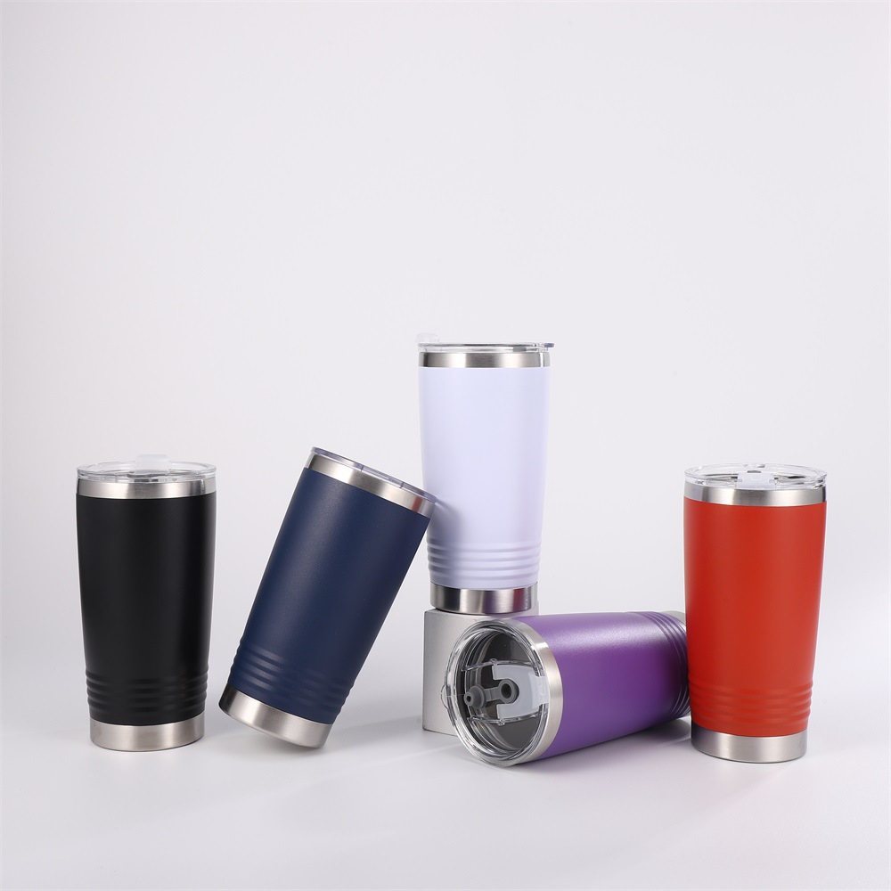 20oz 30oz Power Coated Car Tumblers Bottom with Threaded for Laser Engraving 25Pack China Warehouse
