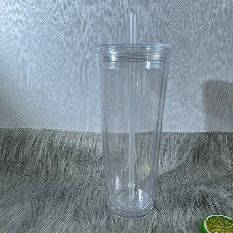 24oz Pre Drilled Snow Globe Plastic Cups for DIY Glitters and UV DTF Wraps 20 Pack China Warehouse
