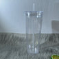 24oz Pre Drilled Snow Globe Plastic Cups for DIY Glitters and UV DTF Wraps 20 Pack China Warehouse