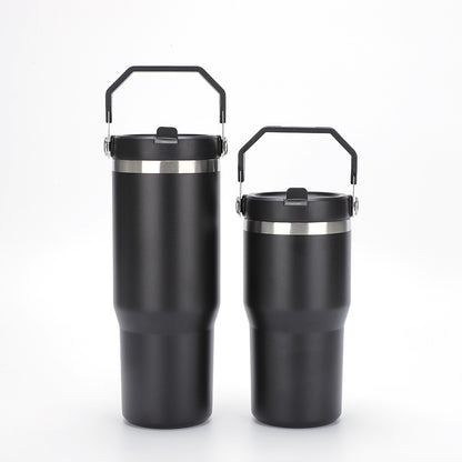 20oz 30oz Powder Cotaed Flip Straw Tumblers for Laser Engraving 20Pack China Warehouse