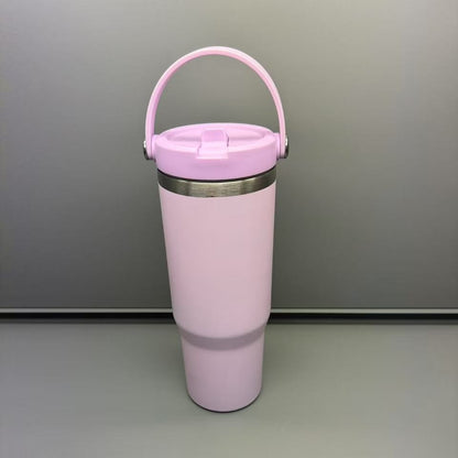 30oz Matt Macaron Color Blank Sublimation Flip Straw Water Bottles With New Lids 25 Pack China Warehouse