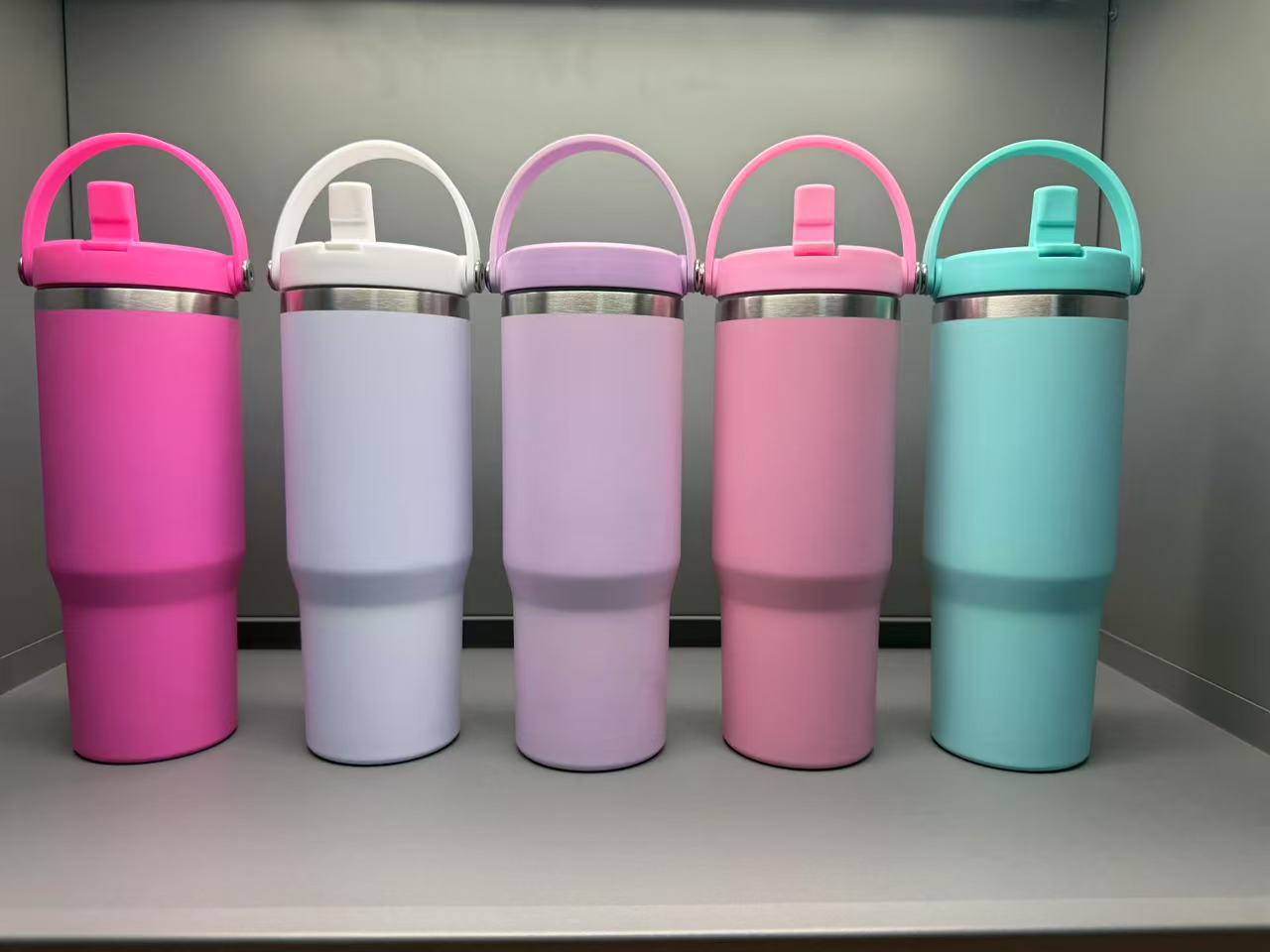 30oz Matt Macaron Color Blank Sublimation Flip Straw Water Bottles With New Lids 25 Pack China Warehouse