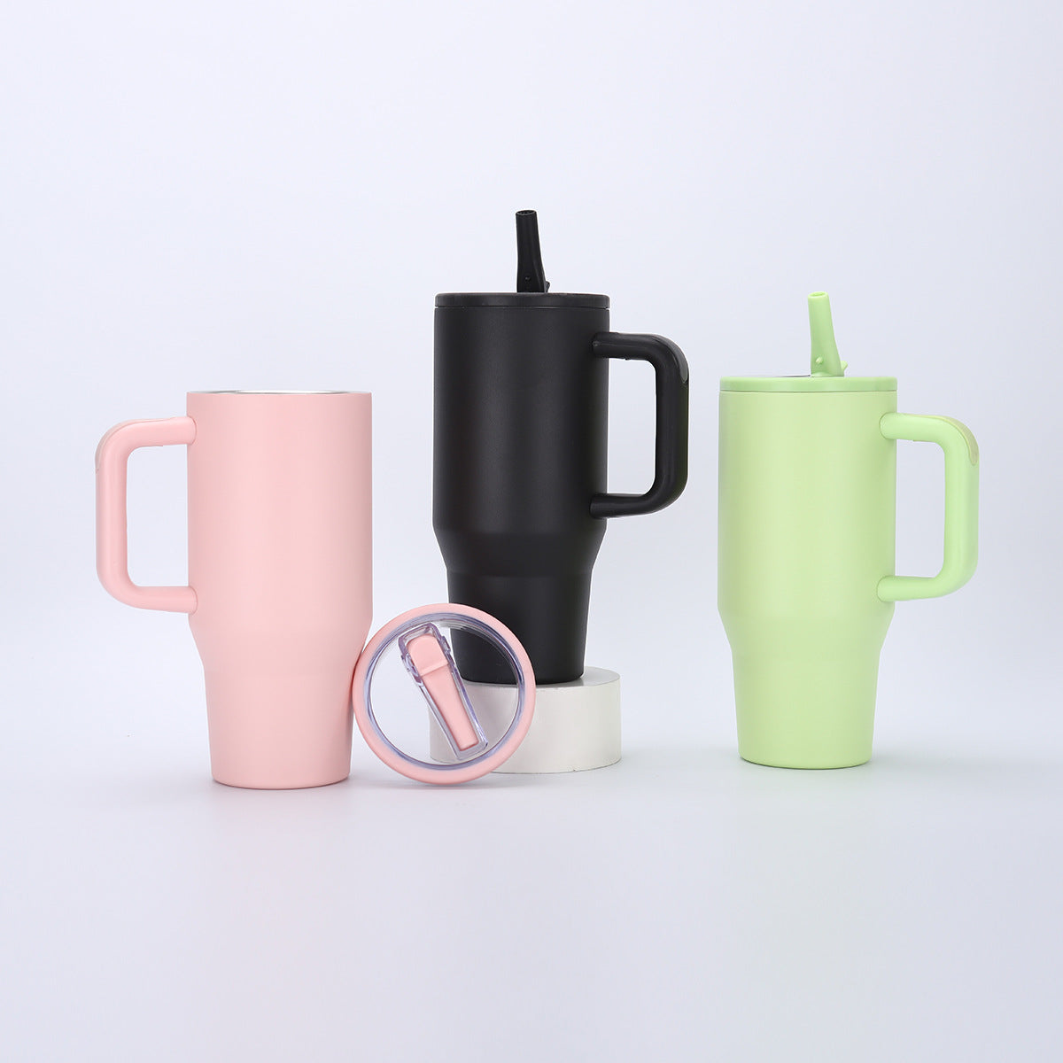 20oz 30oz Powder Coated Tumblers with Leak Proof Lids for Laser Engraving 10 Colors