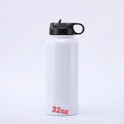 12oz 18oz 22oz 32oz 40oz Blank Sublimation Water Tumblers with Black Lids 25Pack China Warehouse