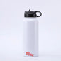 12oz 18oz 22oz 32oz 40oz Blank Sublimation Water Tumblers with Black Lids 25Pack China Warehouse