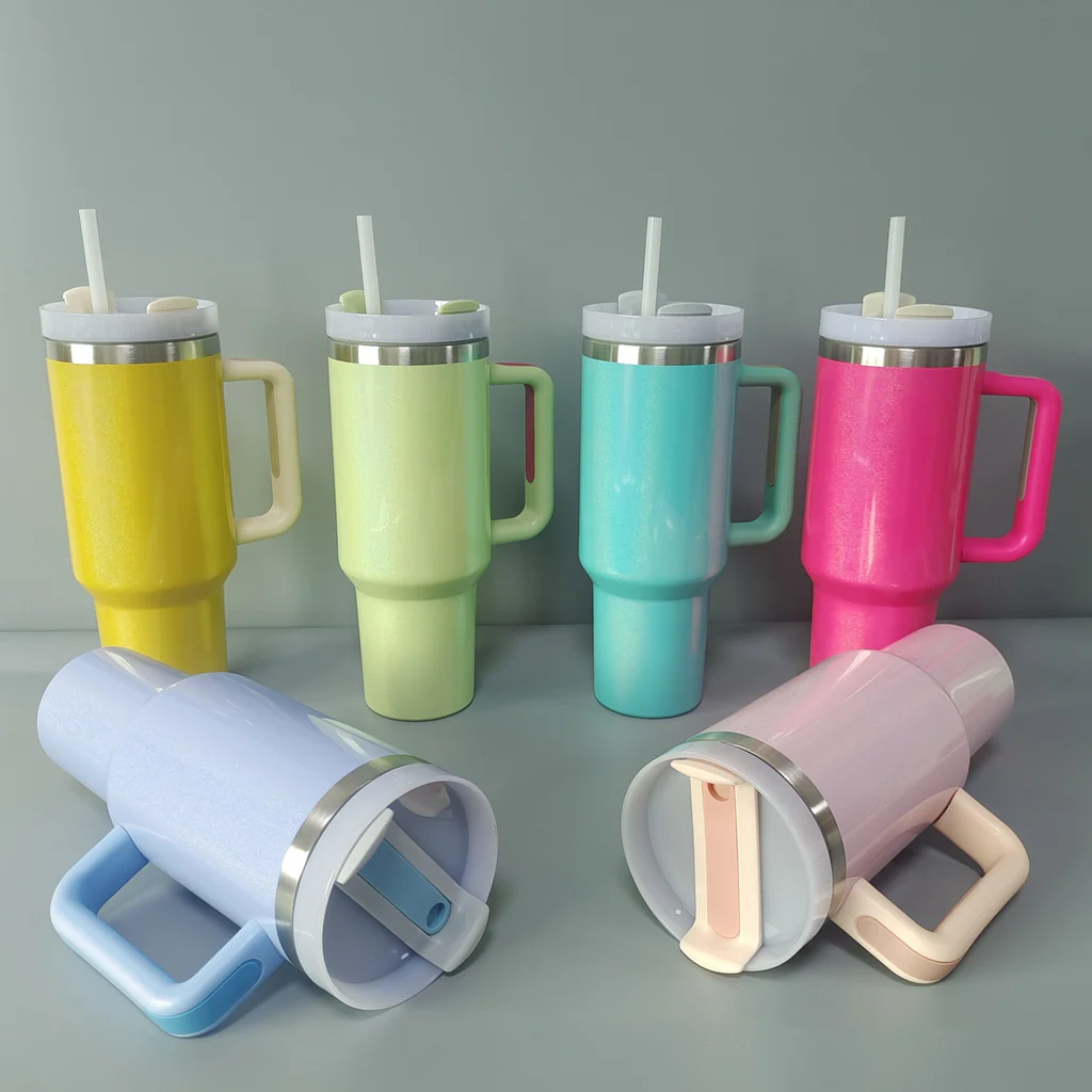H2.0 40oz Shimmer Style Tumblers for Blank Sublimation 20 Pack China Warehouse