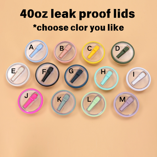 Replacement Threaded 40oz Leakproof Lids  Ship by Air 50 Pack China Warehouse