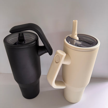 30oz 40oz Powder Coated Rotatable Handle Tumblers for Laser Engraved 20 Pack China Warehouse