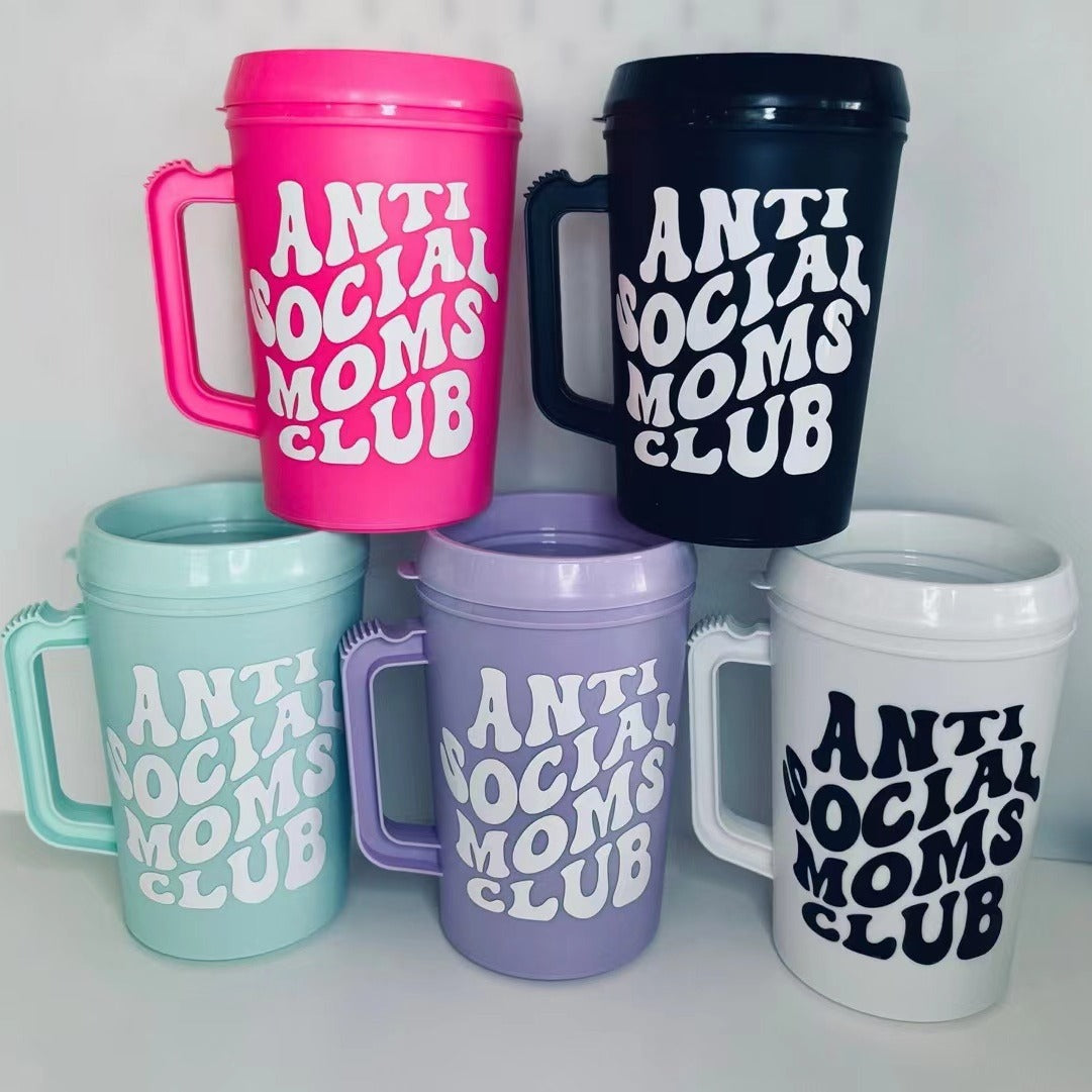 BPA Free 34oz Plastic Mugs for UV DTF Wraps Color Cute Style Travel Cups 24 Pack China Warehouse